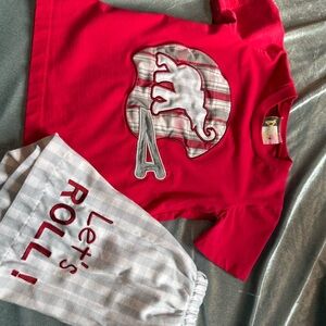 Alabama smocked Kids Matching Set